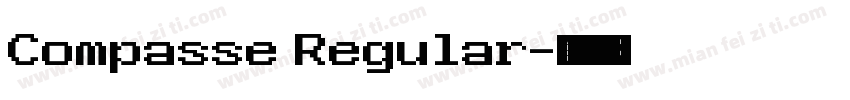 Compasse Regular字体转换